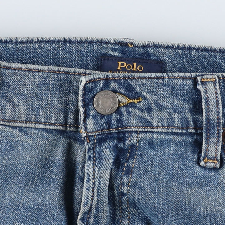 Ralph Lauren POLO RALPH LAUREN men's tapered denim pants, size W35 cotton blue type Vintage Second Hand