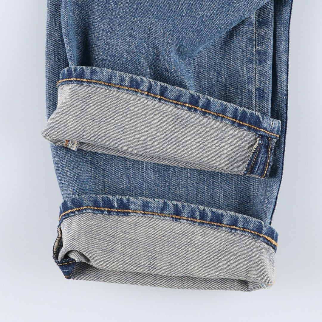 Ralph Lauren POLO RALPH LAUREN men's tapered denim pants, size W35 cotton blue type Vintage Second Hand