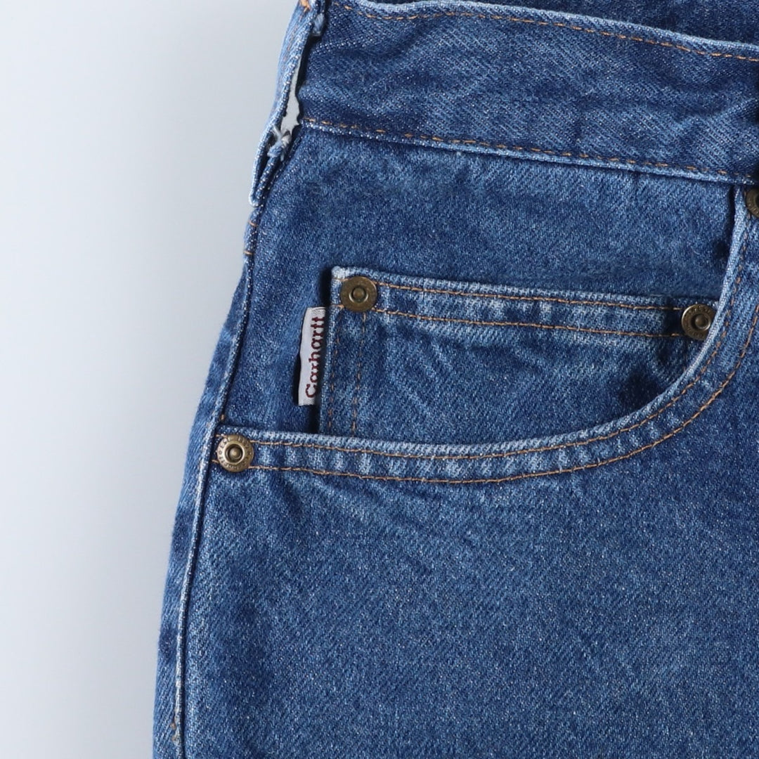 Carhartt Relaxed Fit Tapered Denim Pants for Men, W35 cotton blue type Vintage Second Hand