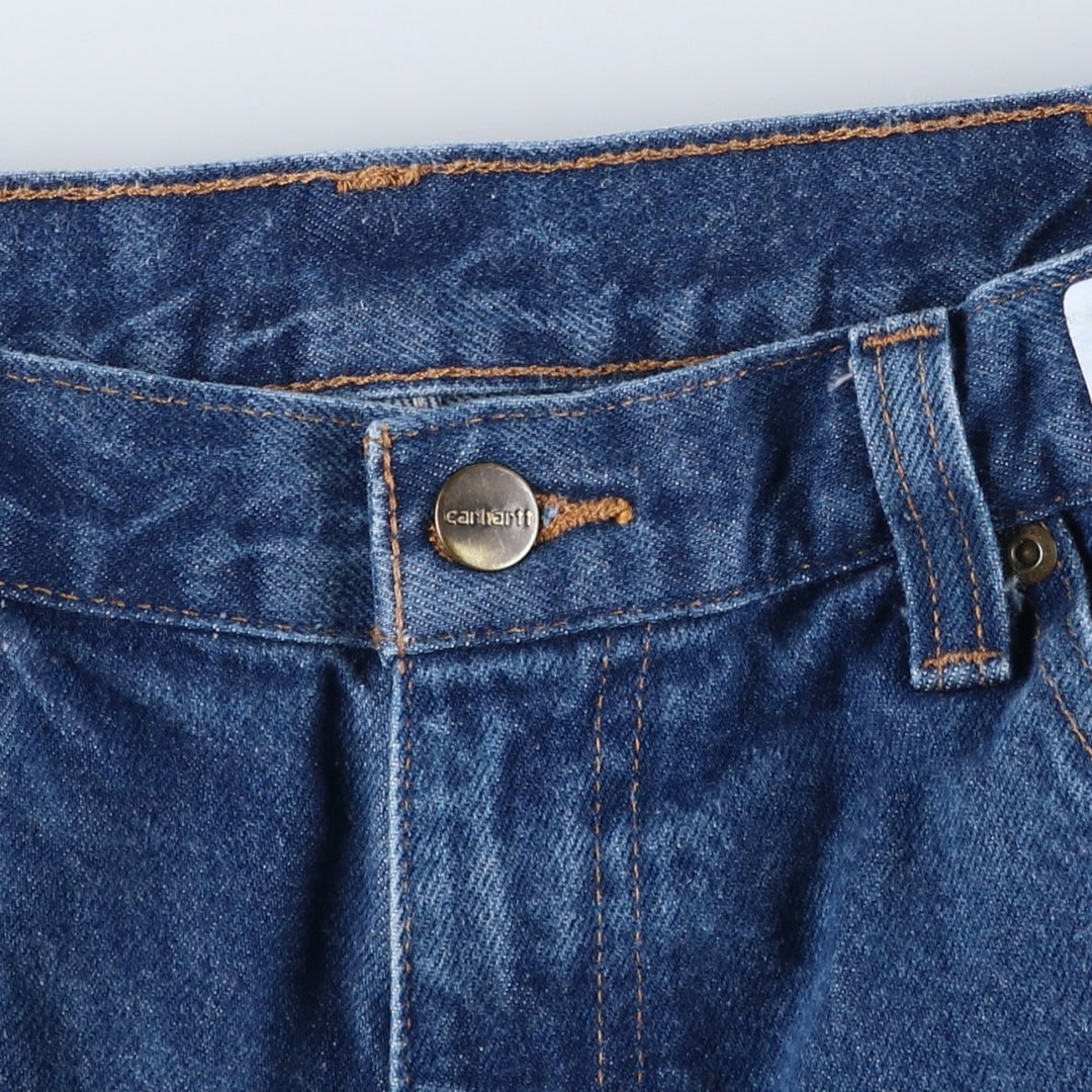Carhartt Relaxed Fit Tapered Denim Pants for Men, W35 cotton blue type Vintage Second Hand