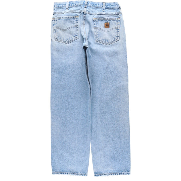 Carhartt Loose Fit Straight Denim Pants, Men's Size W34 (approx.) unclear blue type Vintage Second Hand