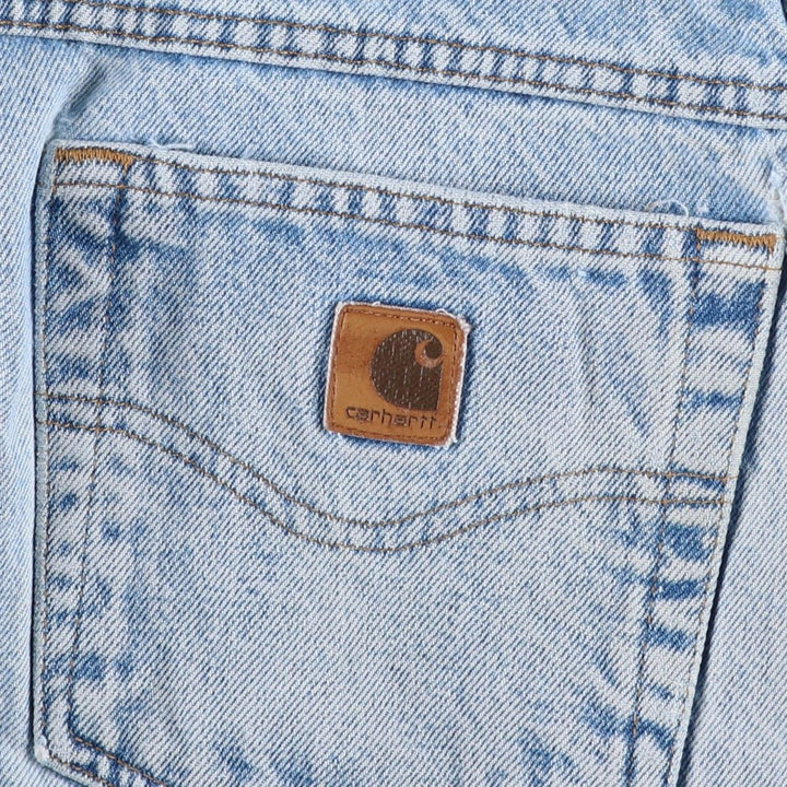Carhartt Loose Fit Straight Denim Pants, Men's Size W34 (approx.) unclear blue type Vintage Second Hand