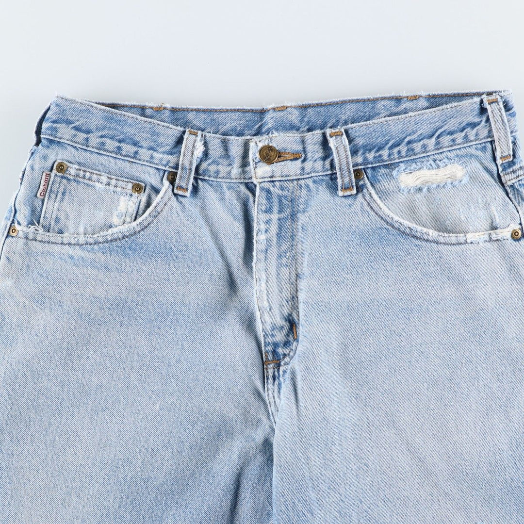 Carhartt Loose Fit Straight Denim Pants, Men's Size W34 (approx.) unclear blue type Vintage Second Hand