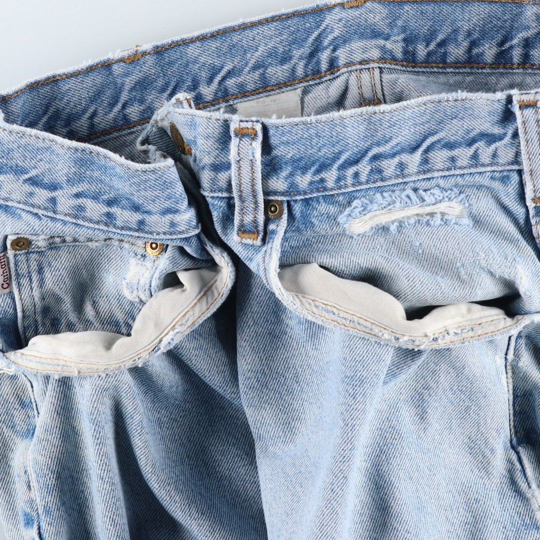 Carhartt Loose Fit Straight Denim Pants, Men's Size W34 (approx.) unclear blue type Vintage Second Hand