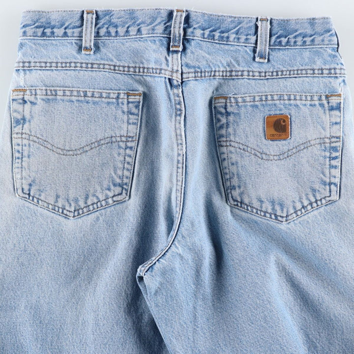 Carhartt Loose Fit Straight Denim Pants, Men's Size W34 (approx.) unclear blue type Vintage Second Hand