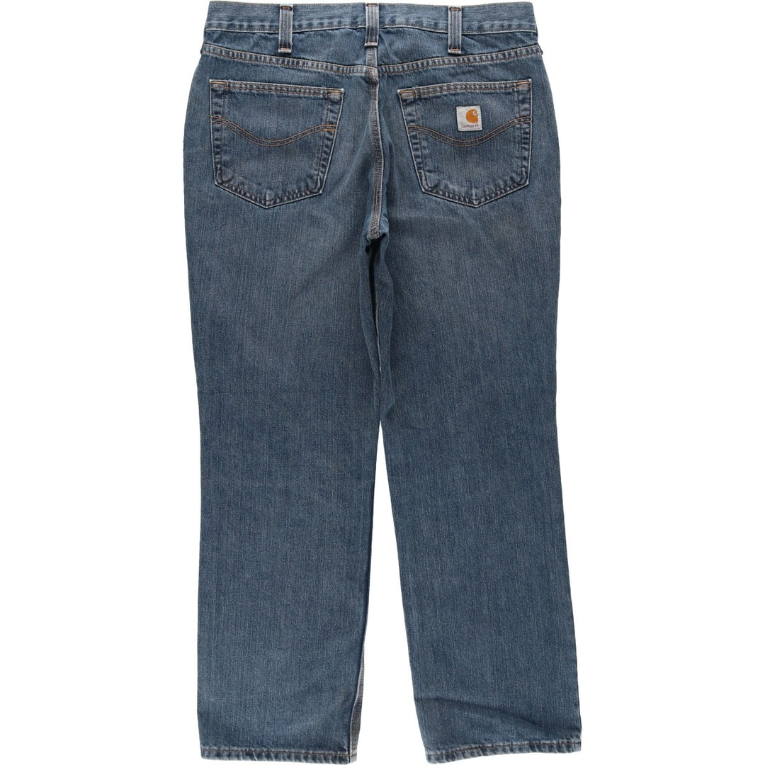 Carhartt Relaxed Fit Tapered Denim Pants for Men, W35 cotton blue type Vintage Second Hand