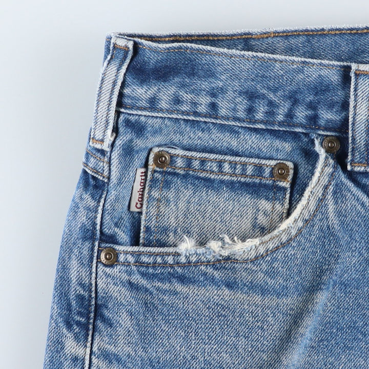 Carhartt Traditional Fit Tapered Denim Pants, Men's, Size W33 cotton blue type Vintage Second Hand