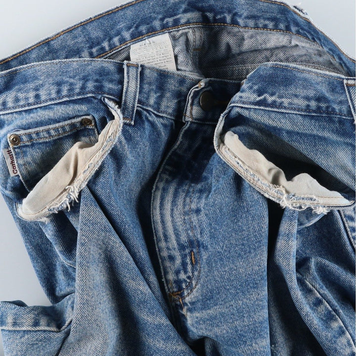 Carhartt Traditional Fit Tapered Denim Pants, Men's, Size W33 cotton blue type Vintage Second Hand