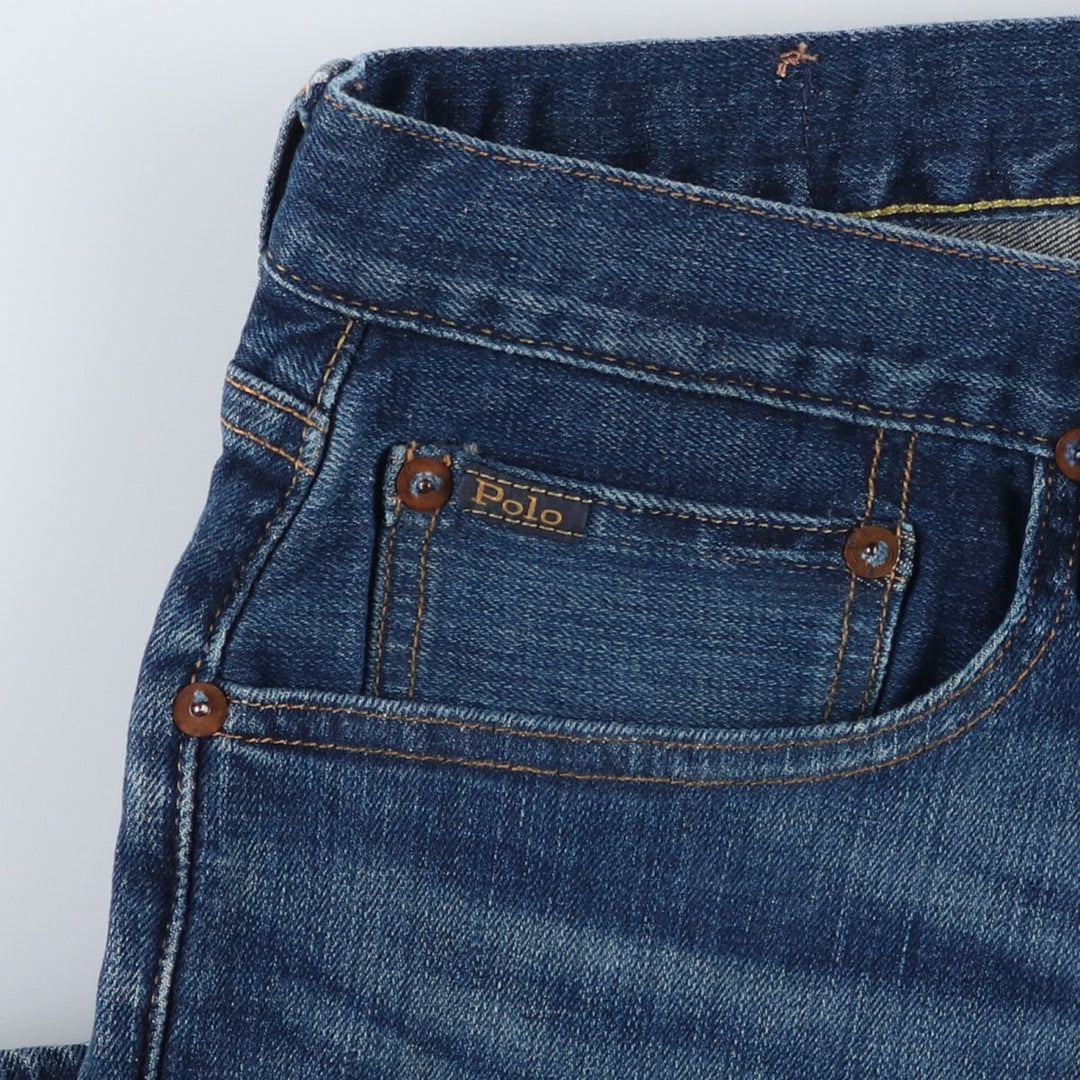 Ralph Lauren Polo Ralph Lauren Straight Denim Pants, Men's W35 (approx.) cotton blue type Vintage Second Hand