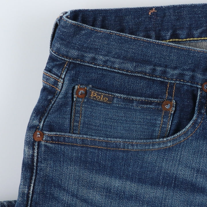 Ralph Lauren Polo Ralph Lauren Straight Denim Pants, Men's W35 (approx.) cotton blue type Vintage Second Hand