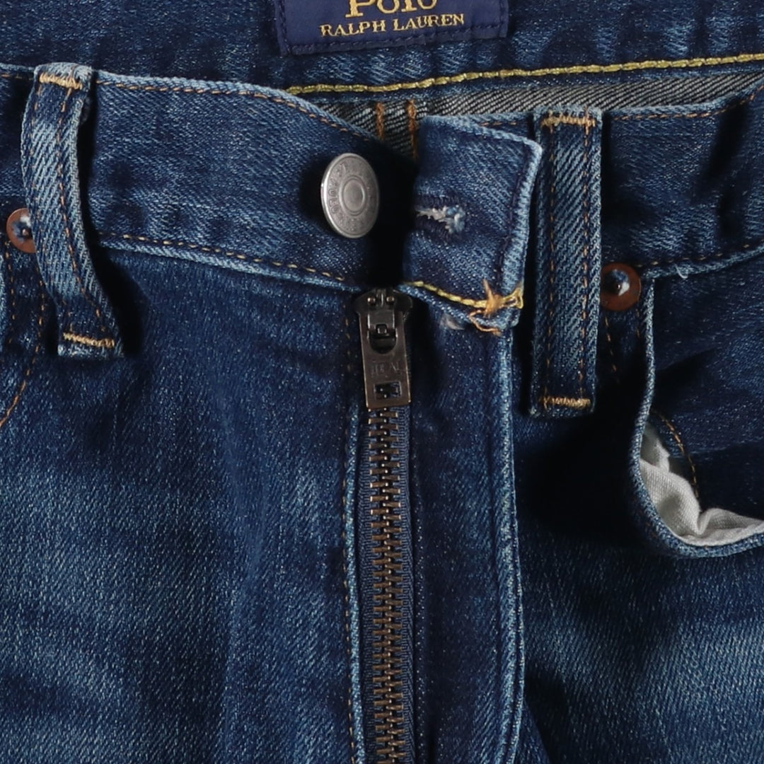 Ralph Lauren Polo Ralph Lauren Straight Denim Pants, Men's W35 (approx.) cotton blue type Vintage Second Hand