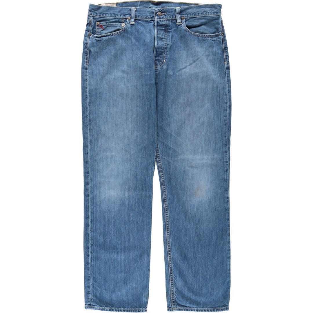 Ralph Lauren POLO RALPH LAUREN straight denim pants for men, W37 equivalent cotton blue type Vintage Second Hand