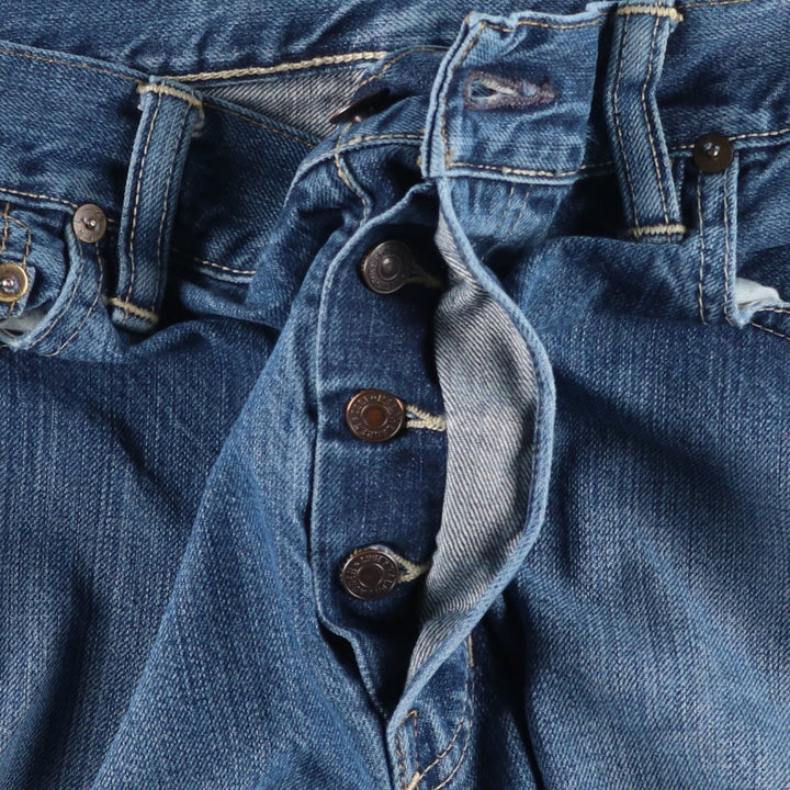 Ralph Lauren POLO RALPH LAUREN straight denim pants for men, W37 equivalent cotton blue type Vintage Second Hand