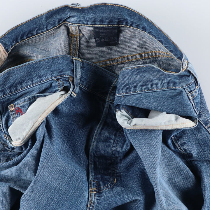 Ralph Lauren POLO RALPH LAUREN straight denim pants for men, W37 equivalent cotton blue type Vintage Second Hand