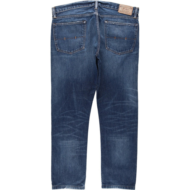 Ralph Lauren POLO RALPH LAUREN tapered denim pants for men, W38 equivalent cotton blue type Vintage Second Hand