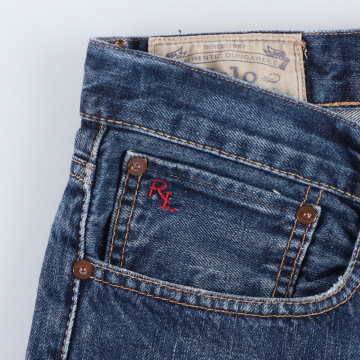 Ralph Lauren POLO RALPH LAUREN tapered denim pants for men, W38 equivalent cotton blue type Vintage Second Hand