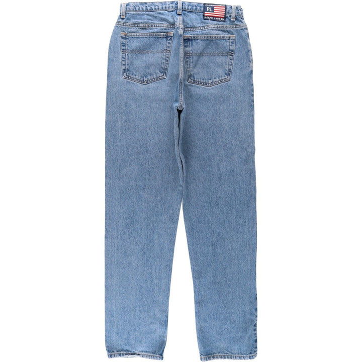 Ralph Lauren POLO RALPH LAUREN Tapered Denim Pants, Men's Size W32 (approx.) cotton blue type Vintage Second Hand