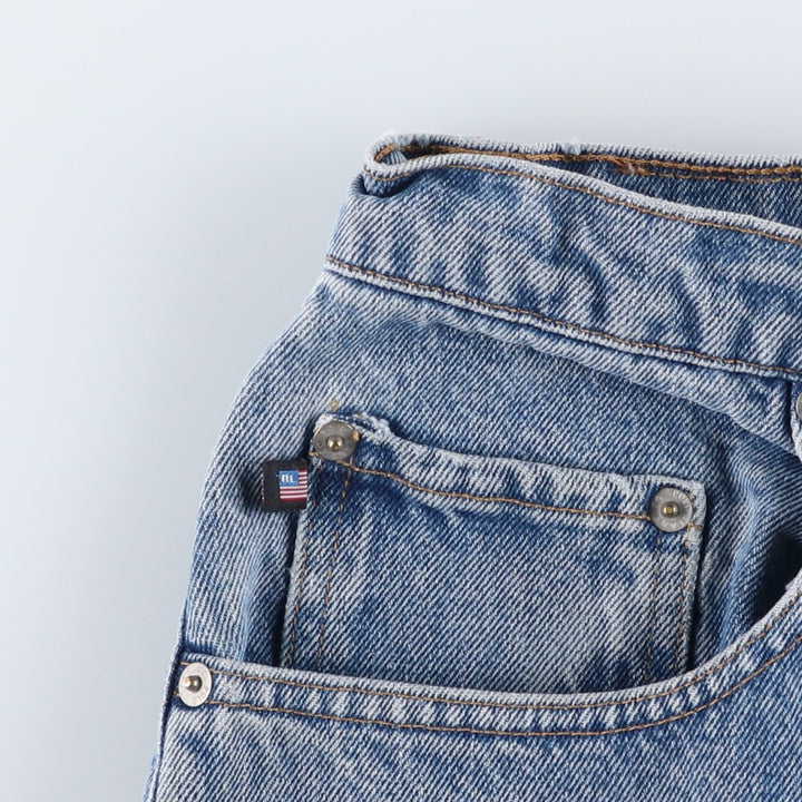 Ralph Lauren POLO RALPH LAUREN Tapered Denim Pants, Men's Size W32 (approx.) cotton blue type Vintage Second Hand