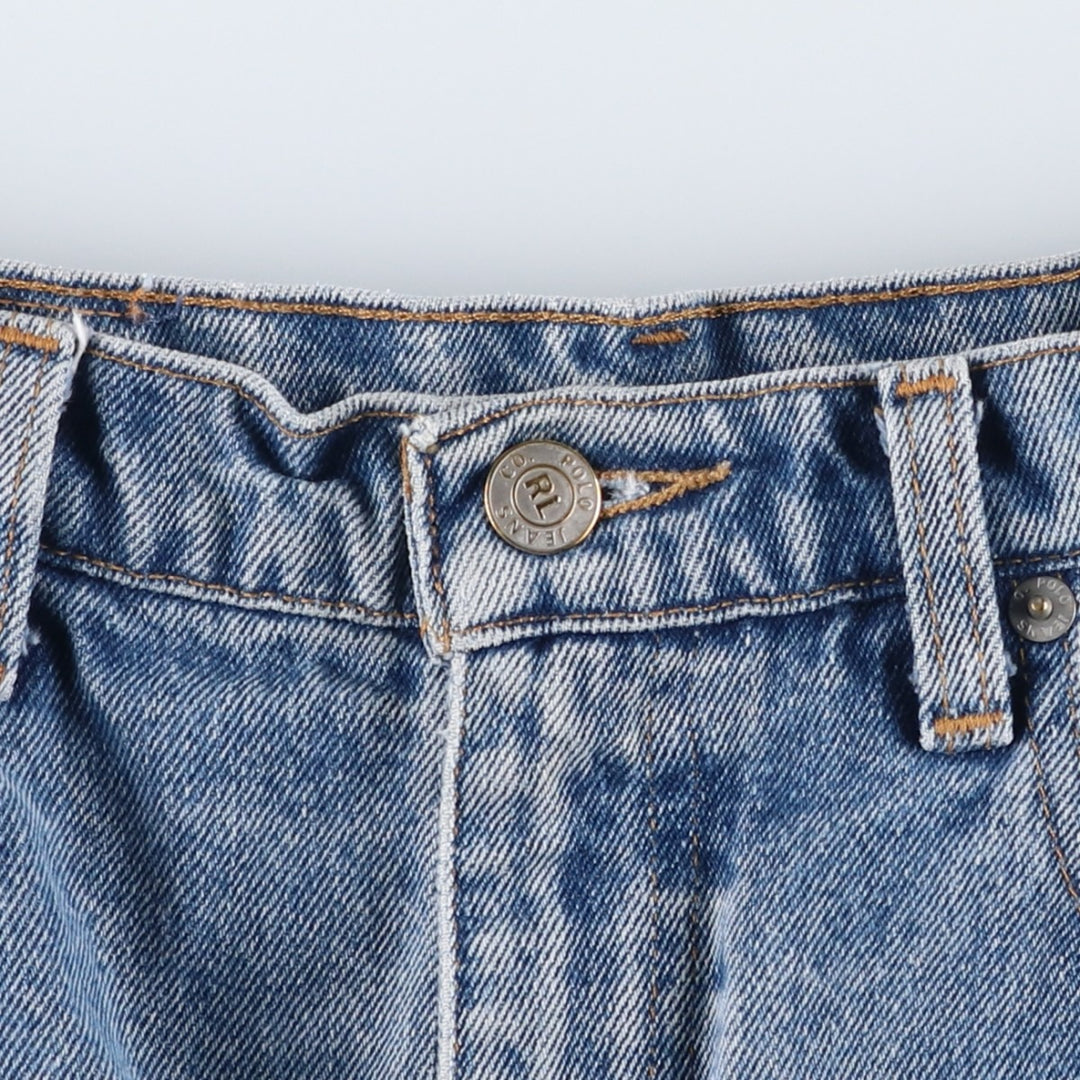Ralph Lauren POLO RALPH LAUREN Tapered Denim Pants, Men's Size W32 (approx.) cotton blue type Vintage Second Hand