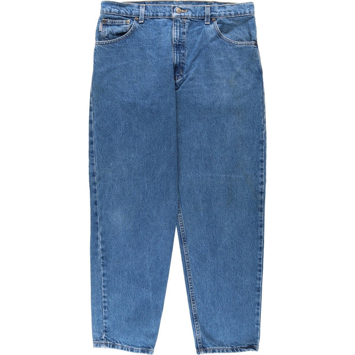 00'S Carhartt tapered denim pants for men, size w36 cotton blue type Vintage Second Hand