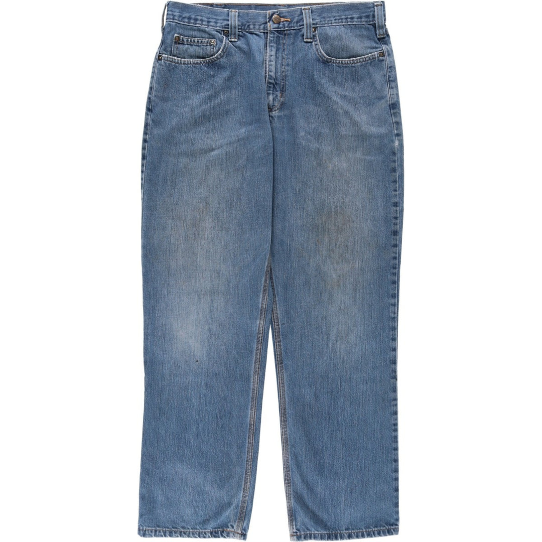 Carhartt Tapered Denim Pants for Men, W34 equivalent cotton blue type Vintage Second Hand