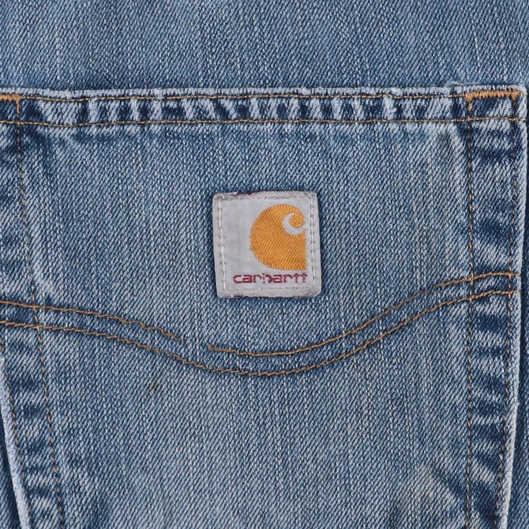 Carhartt Tapered Denim Pants for Men, W34 equivalent cotton blue type Vintage Second Hand