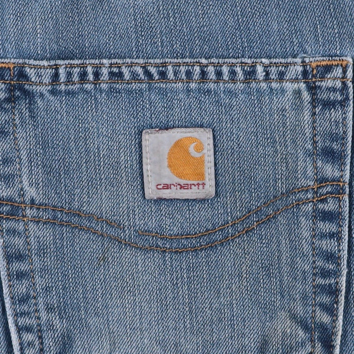 Carhartt Tapered Denim Pants for Men, W34 equivalent cotton blue type Vintage Second Hand