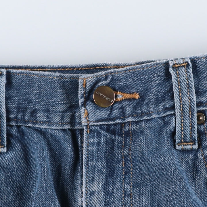 Carhartt Tapered Denim Pants for Men, W34 equivalent cotton blue type Vintage Second Hand