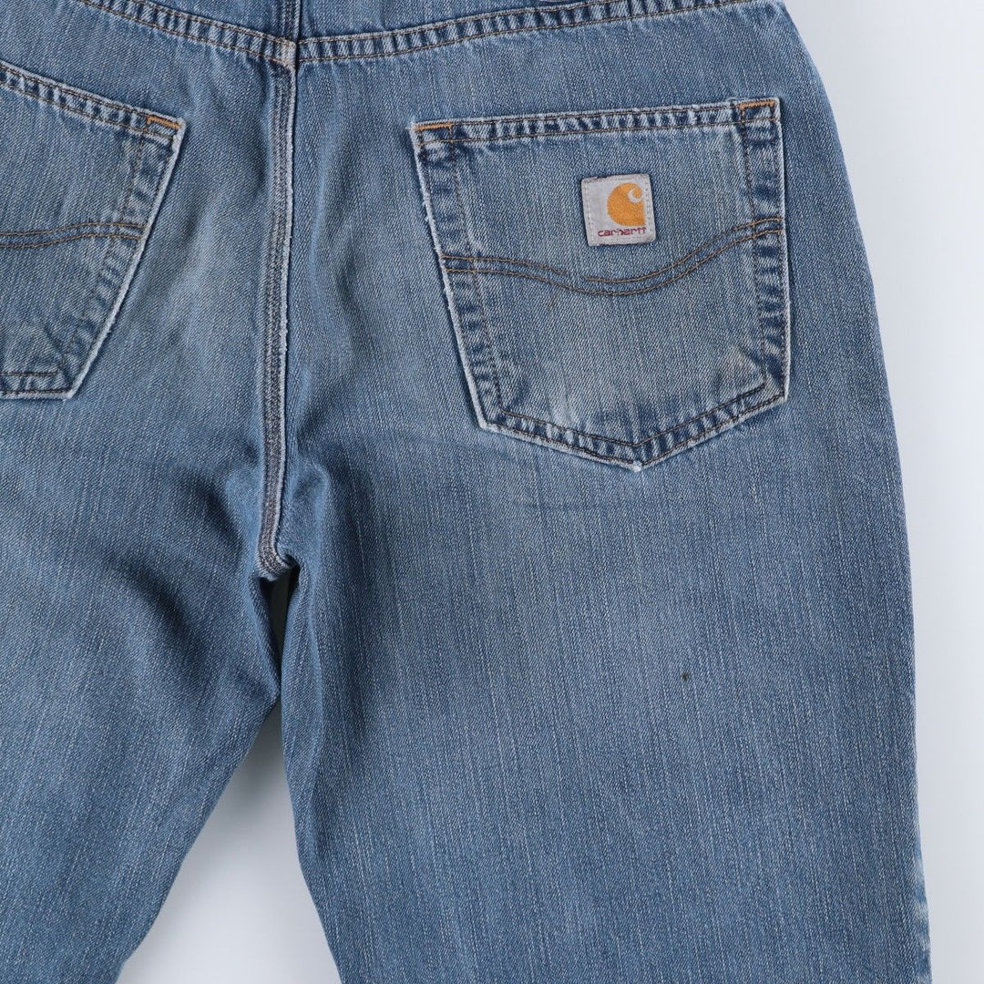 Carhartt Tapered Denim Pants for Men, W34 equivalent cotton blue type Vintage Second Hand