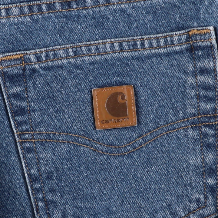 Carhartt Traditional FIT Tapered Denim Pants Men's W36 cotton blue type Vintage Second Hand