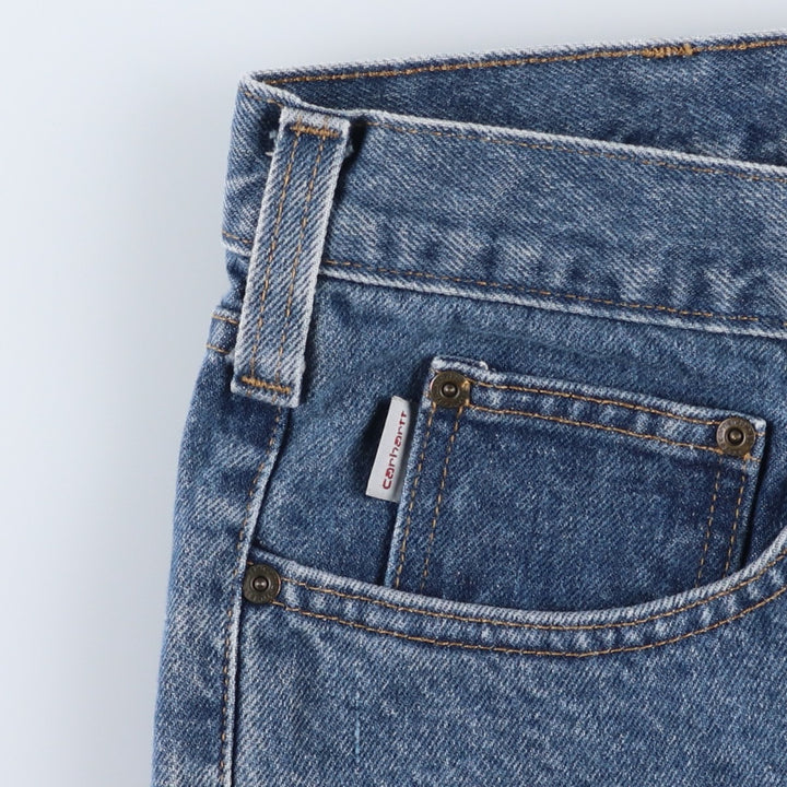 Carhartt Traditional FIT Tapered Denim Pants Men's W36 cotton blue type Vintage Second Hand