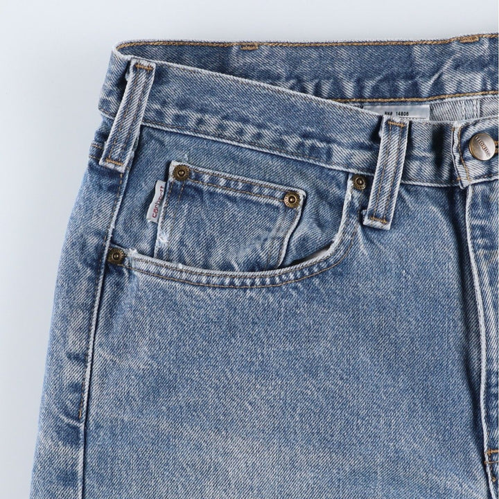 Carhartt Traditional FIT Straight Denim Pants, Men's, W36 equivalent cotton blue type Vintage Second Hand