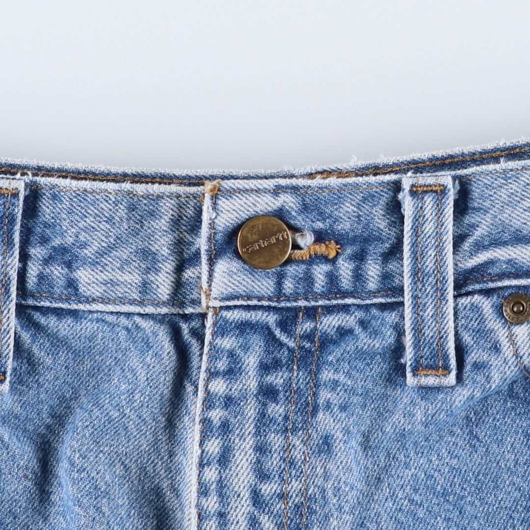 Carhartt Straight Denim Pants, Men's W36 (approx.) unclear blue type Vintage Second Hand