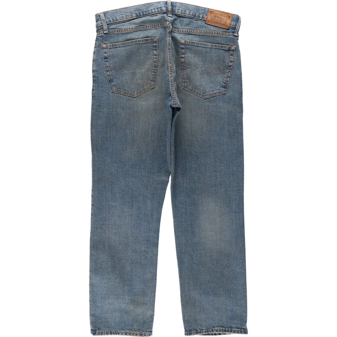 Ralph Lauren POLO RALPH LAUREN straight denim pants for men, W36 equivalent cotton blue type Vintage Second Hand