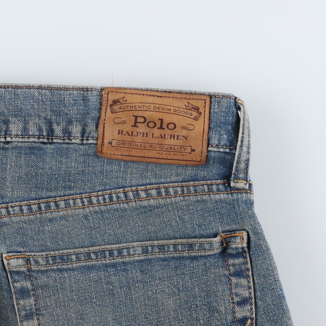 Ralph Lauren POLO RALPH LAUREN straight denim pants for men, W36 equivalent cotton blue type Vintage Second Hand
