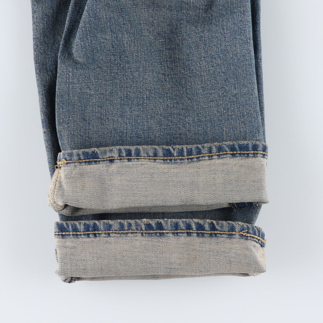 Ralph Lauren POLO RALPH LAUREN straight denim pants for men, W36 equivalent cotton blue type Vintage Second Hand