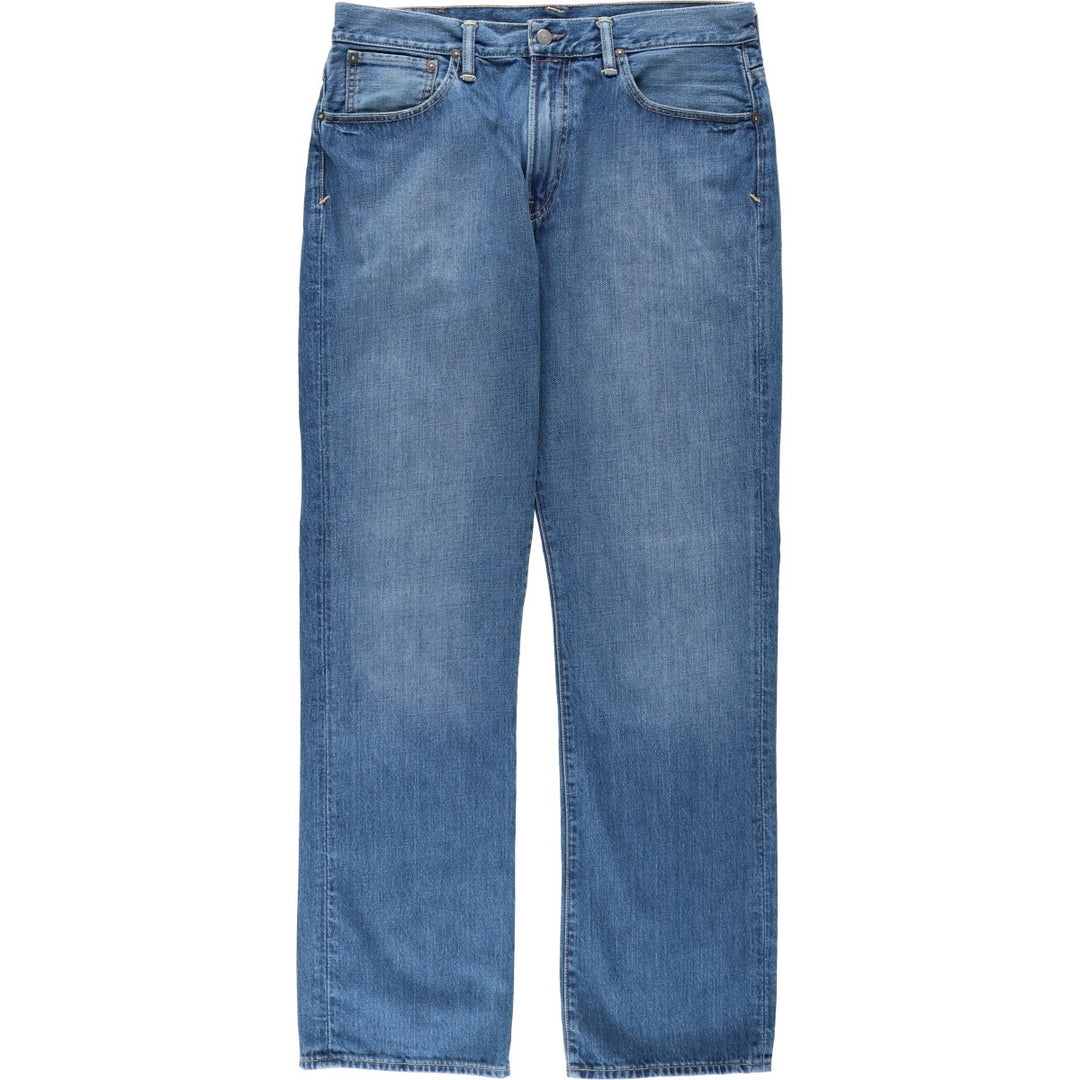 Ralph Lauren straight-leg denim pants, men's size W35 (approx.) cotton blue type Vintage Second Hand
