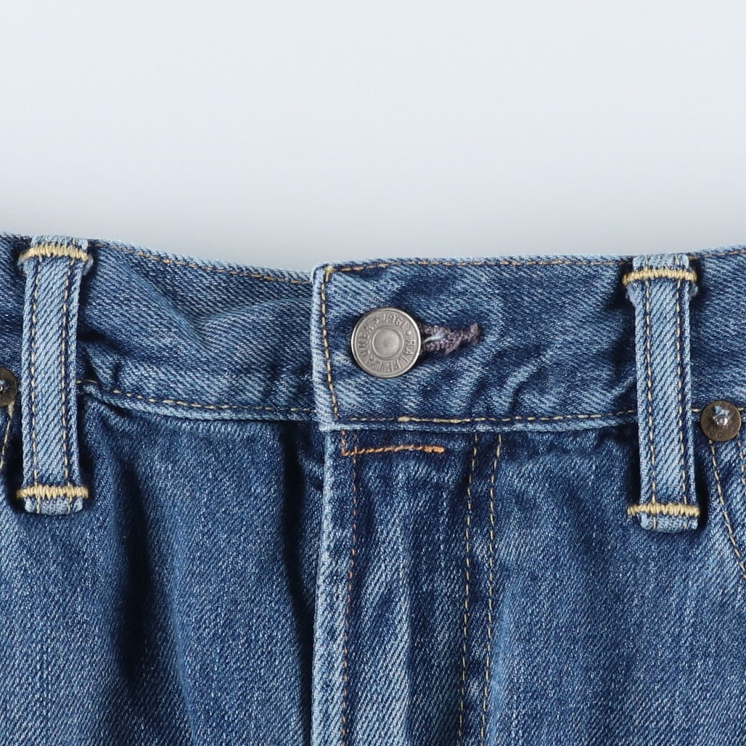 Ralph Lauren straight-leg denim pants, men's size W35 (approx.) cotton blue type Vintage Second Hand