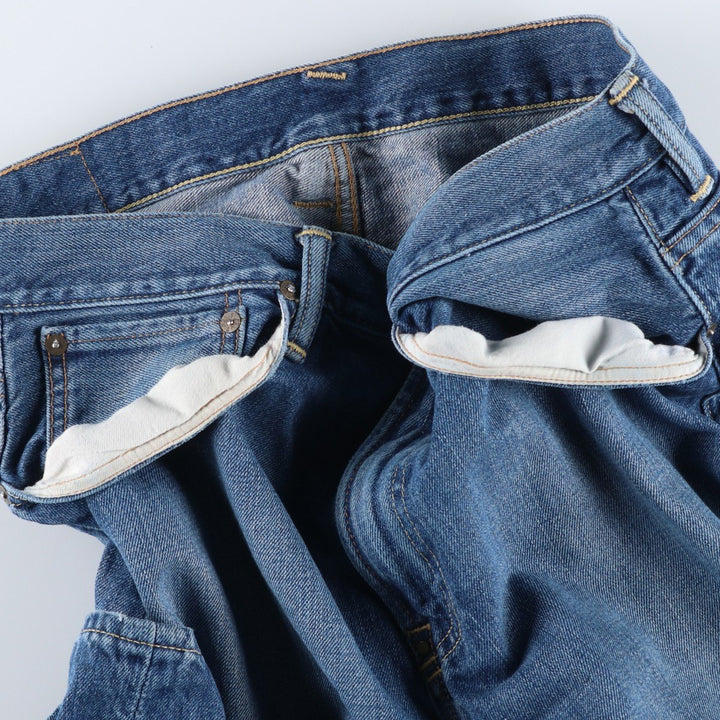 Ralph Lauren straight-leg denim pants, men's size W35 (approx.) cotton blue type Vintage Second Hand