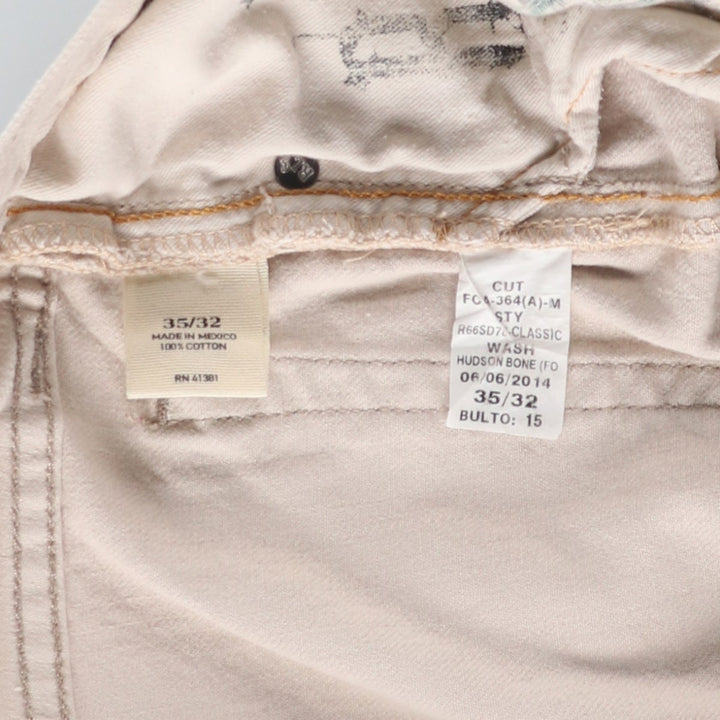 Ralph Lauren POLO RALPH LAUREN straight denim pants for men, W37 equivalent cotton Beige type Vintage Second Hand