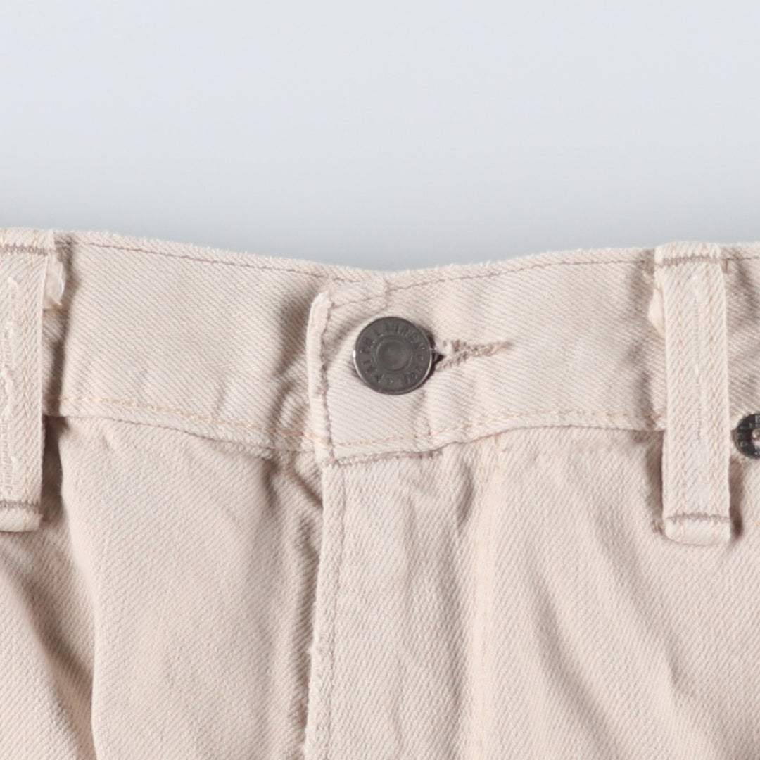 Ralph Lauren POLO RALPH LAUREN straight denim pants for men, W37 equivalent cotton Beige type Vintage Second Hand
