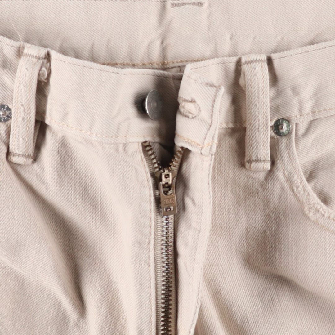Ralph Lauren POLO RALPH LAUREN straight denim pants for men, W37 equivalent cotton Beige type Vintage Second Hand