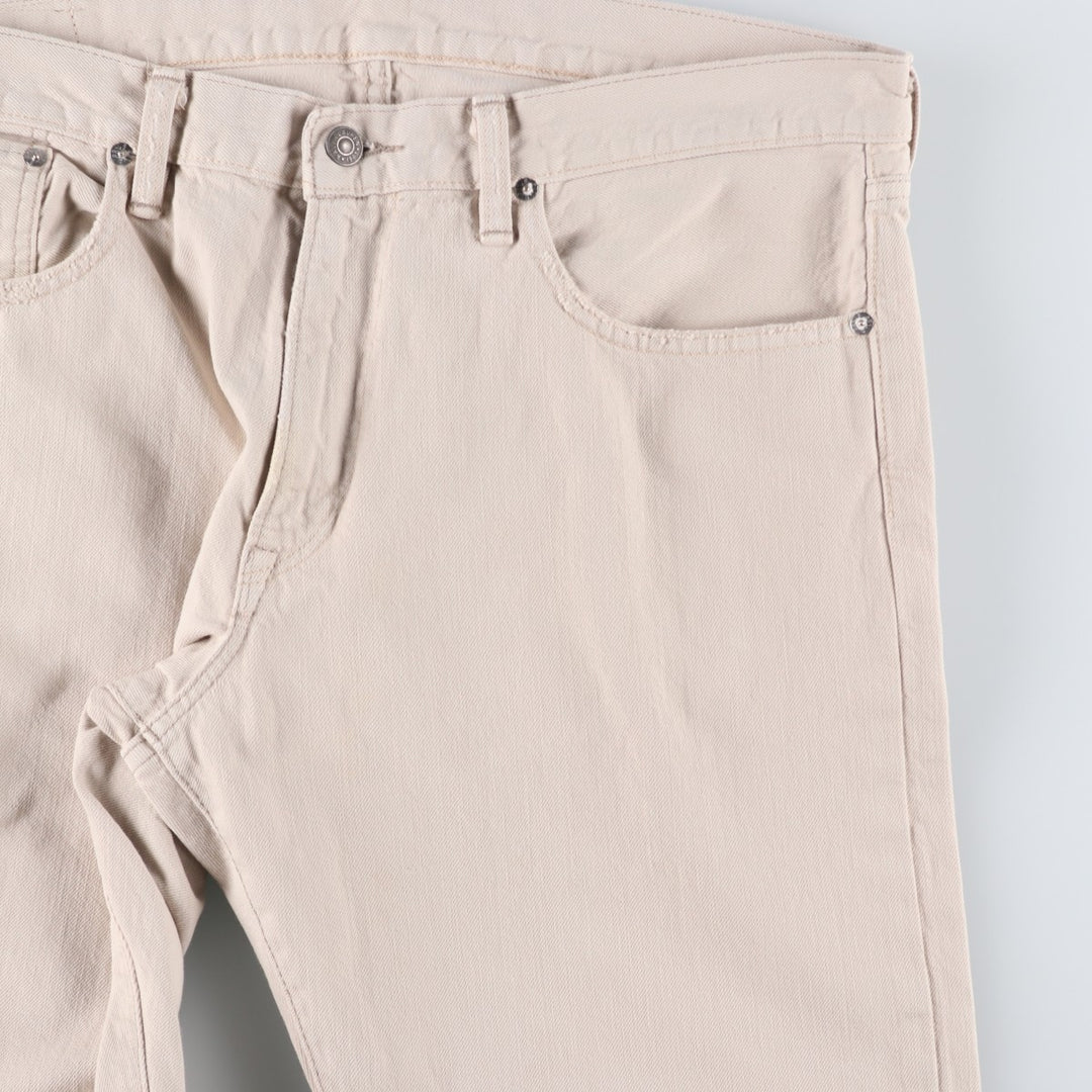 Ralph Lauren POLO RALPH LAUREN straight denim pants for men, W37 equivalent cotton Beige type Vintage Second Hand