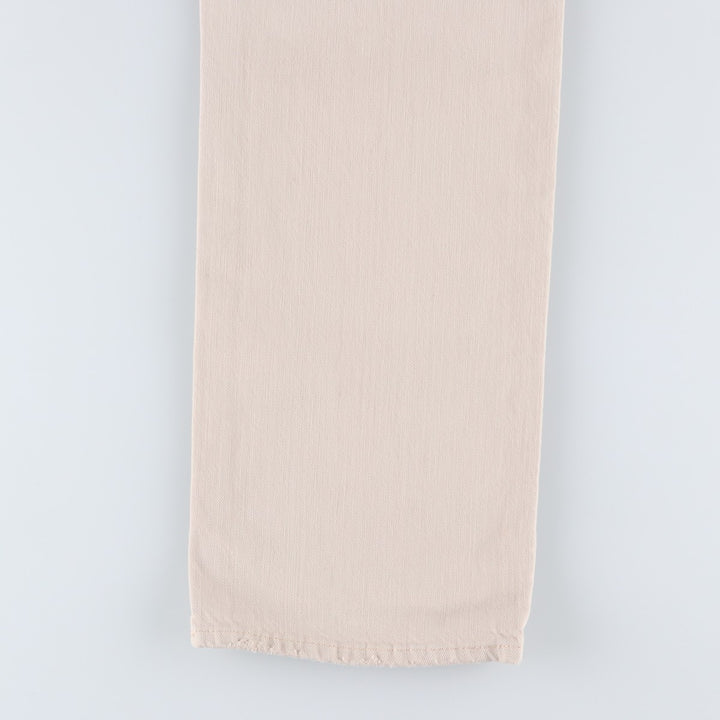 Ralph Lauren POLO RALPH LAUREN straight denim pants for men, W37 equivalent cotton Beige type Vintage Second Hand