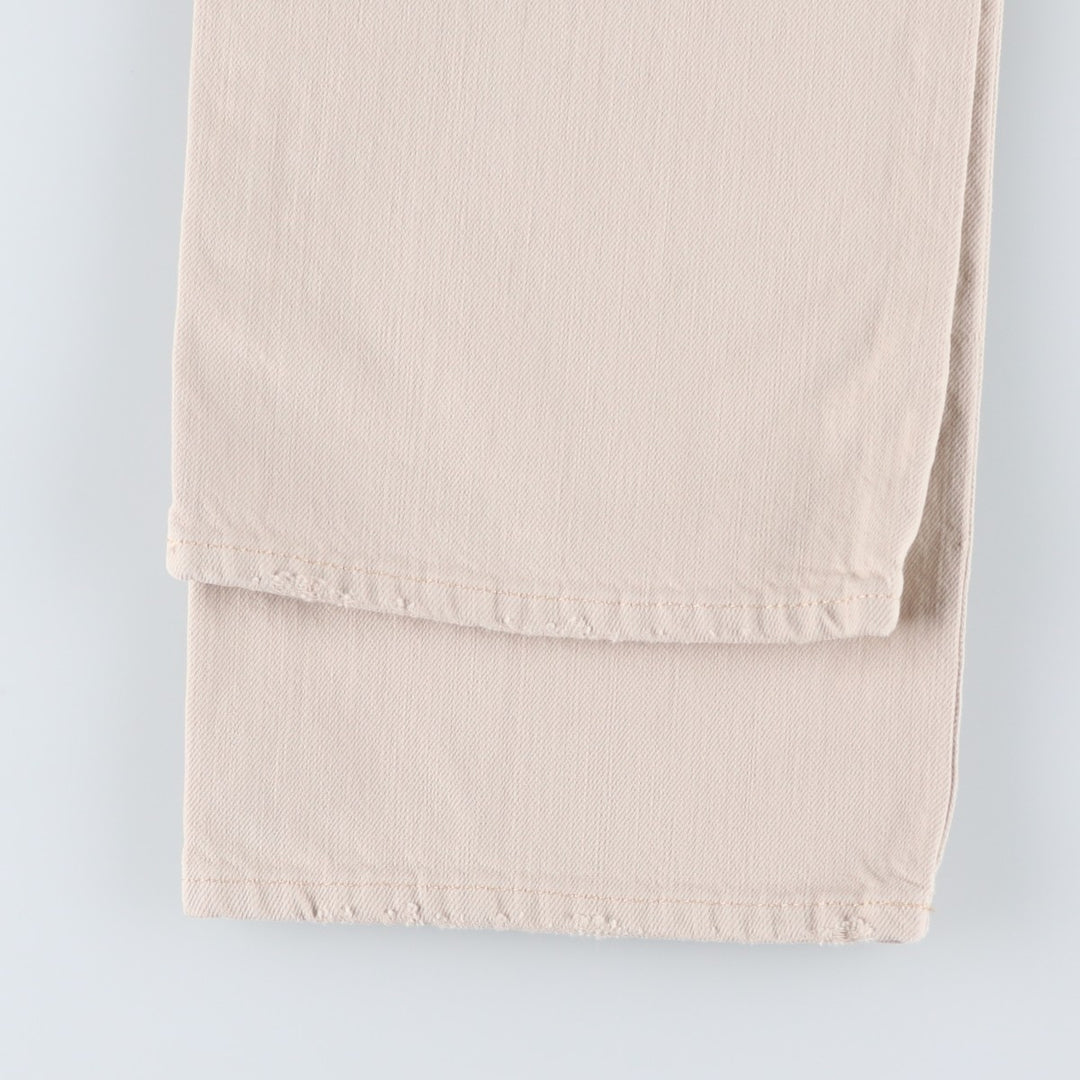 Ralph Lauren POLO RALPH LAUREN straight denim pants for men, W37 equivalent cotton Beige type Vintage Second Hand
