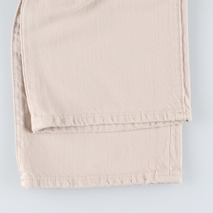 Ralph Lauren POLO RALPH LAUREN straight denim pants for men, W37 equivalent cotton Beige type Vintage Second Hand