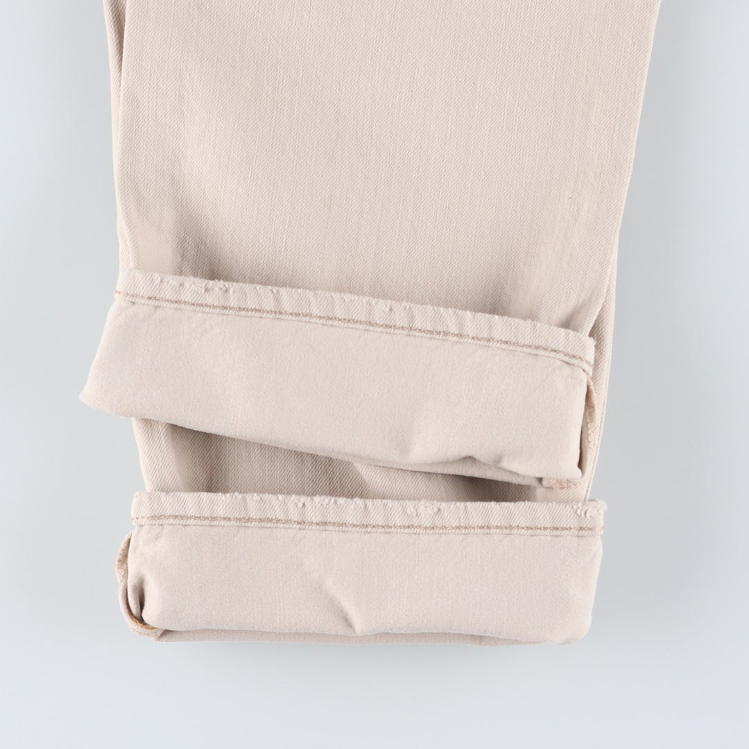 Ralph Lauren POLO RALPH LAUREN straight denim pants for men, W37 equivalent cotton Beige type Vintage Second Hand