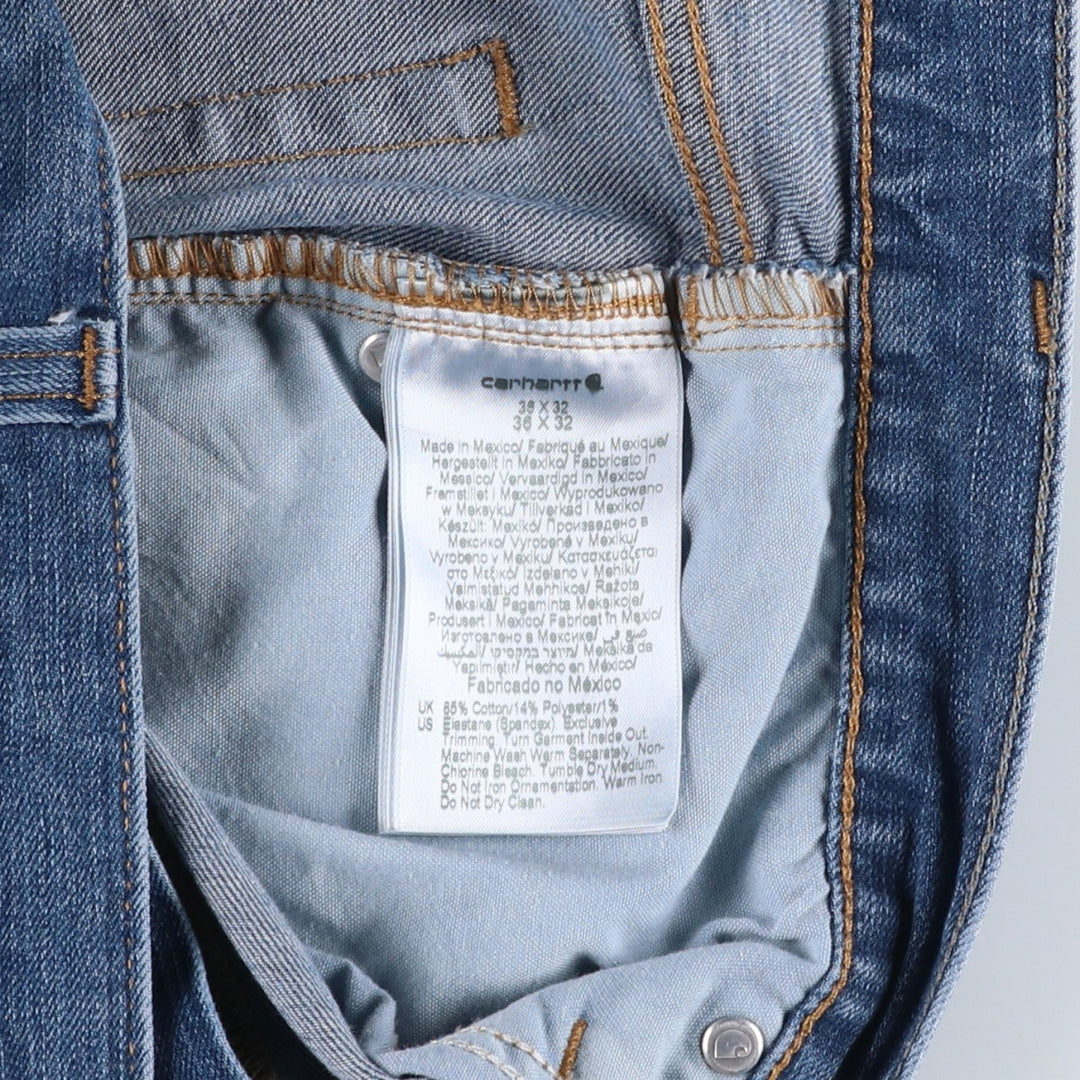 Carhartt straight fit tapered denim pants, men's size W37 (approx.) cotton blue type Vintage Second Hand