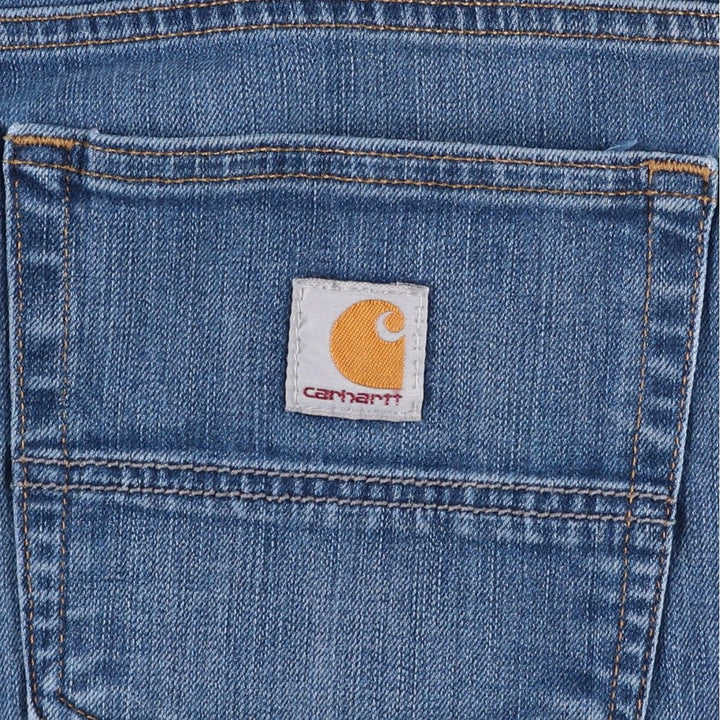 Carhartt straight fit tapered denim pants, men's size W37 (approx.) cotton blue type Vintage Second Hand