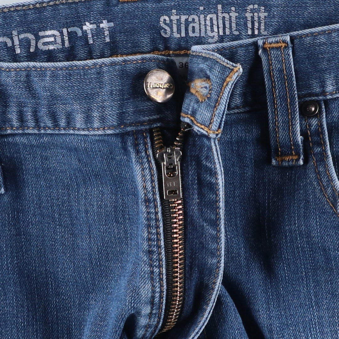 Carhartt straight fit tapered denim pants, men's size W37 (approx.) cotton blue type Vintage Second Hand